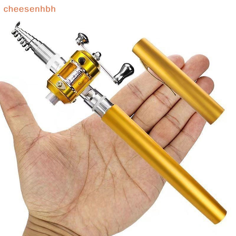 Chehbh Cần Câu Cá mini Hình Cây Bút Gấp Gọn Bỏ Túi vn