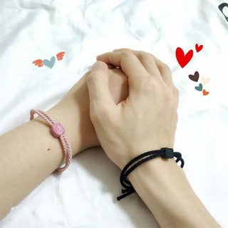 Dây Buộc Tóc Bằng Da Kiểu Dáng Đơn Giản Cho Cặp Đôi