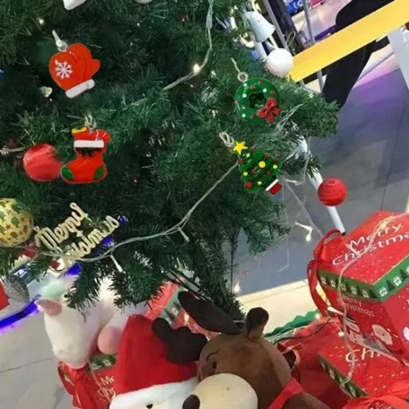 Phụ Kiện Trang Trí Giáng Sinh Hình Hoạt Hình Dễ Thương