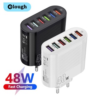Elough củ sạc nhanh qc 3.0 48w 6 cổng usb cho điện thoại