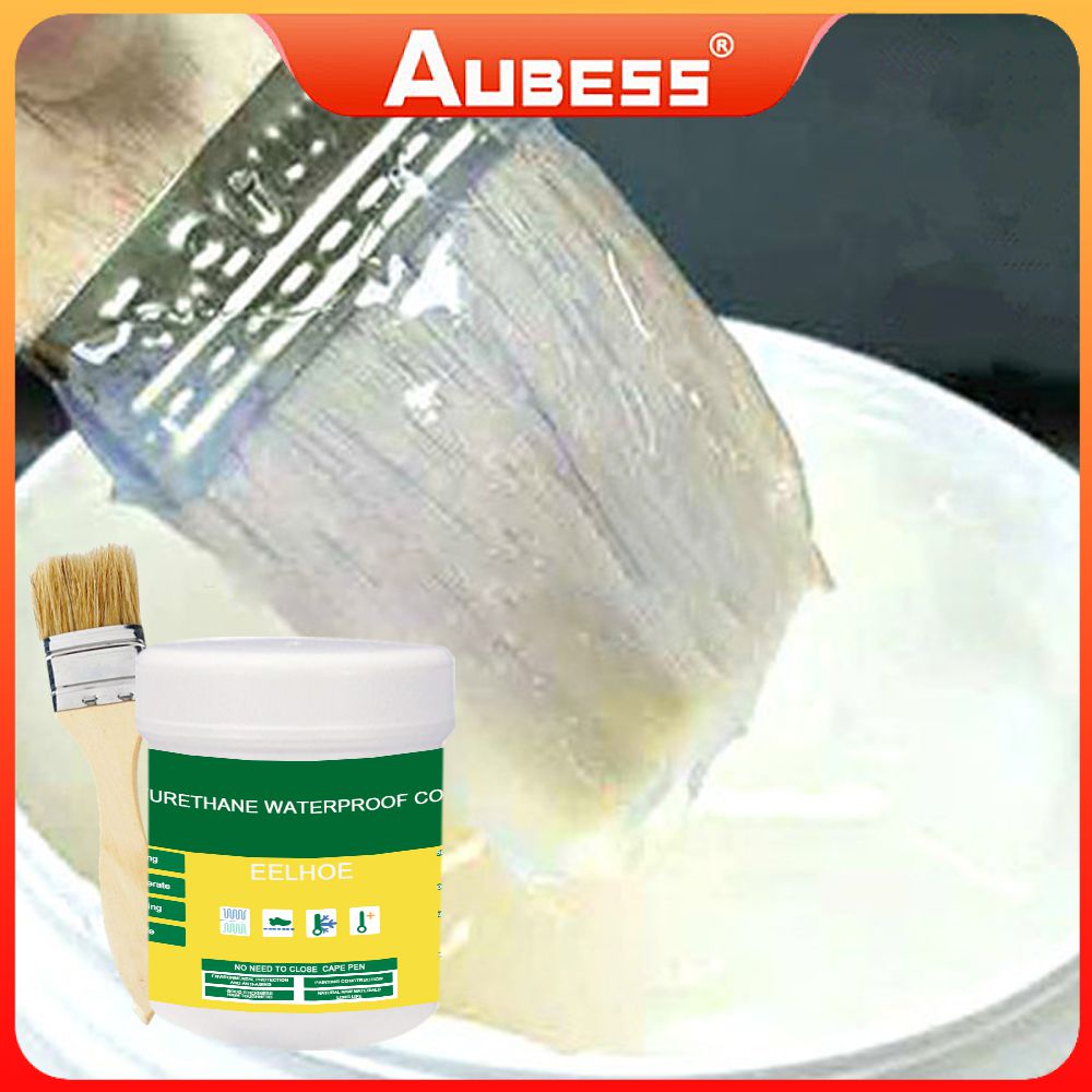Keo chống thấm trong suốt Plus Brush Keo chống thấm và chống rò rỉ cho tường ngoại thất Phòng tắm Gạch lát sàn nhà vệ sinh AUBESSSTORE