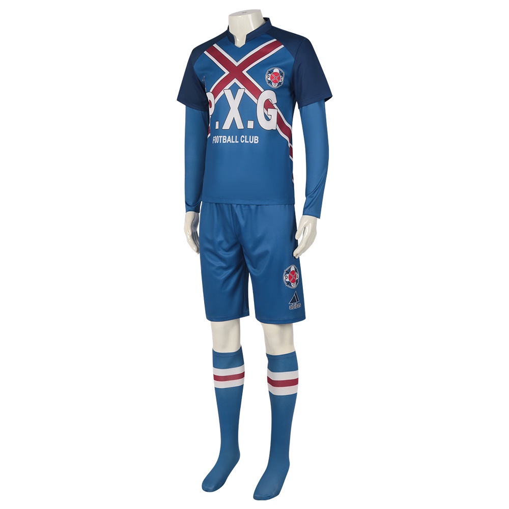 Sq2 Bộ Đồng Phục Bóng Đá Ngắn Hóa Trang Nhân Vật Hoạt Hình jersey rin itoshi no.9