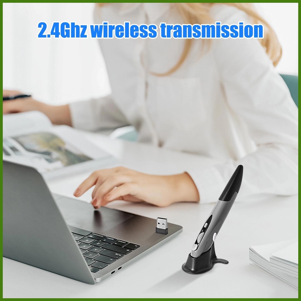 Bút Chuột Không Dây Dạng Đứng 2.4ghz Cho Máy Tính