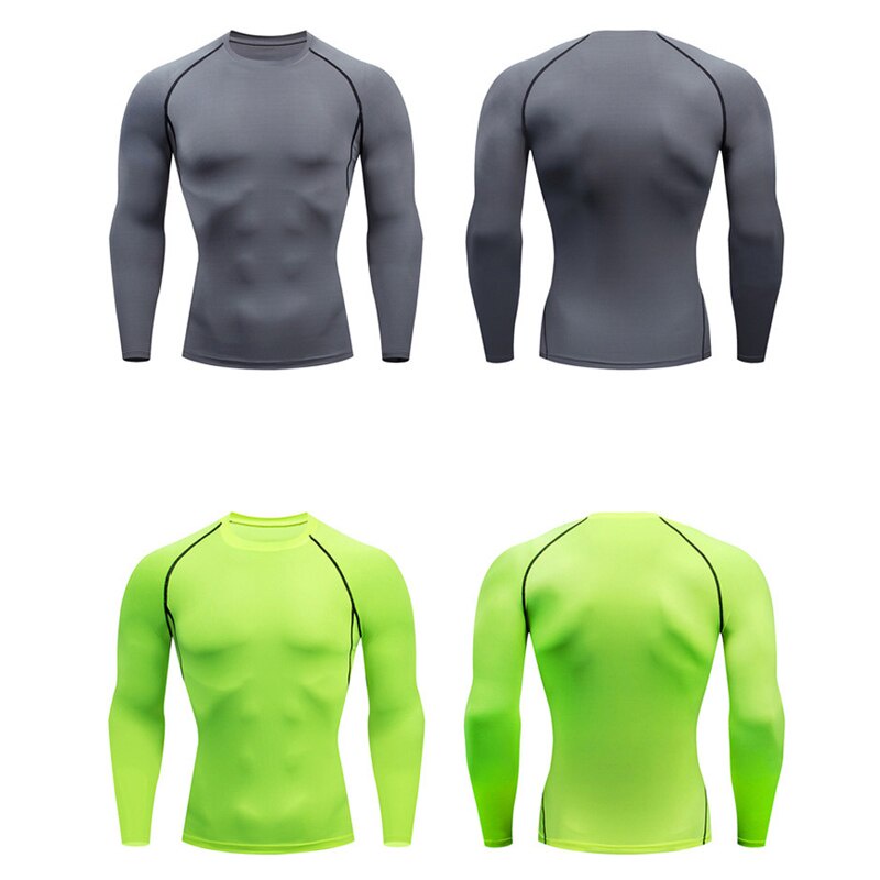 Áo Thun Thể Thao Dài Tay Ôm Dáng Mau Khô Chất Lượng Dành Cho Nam