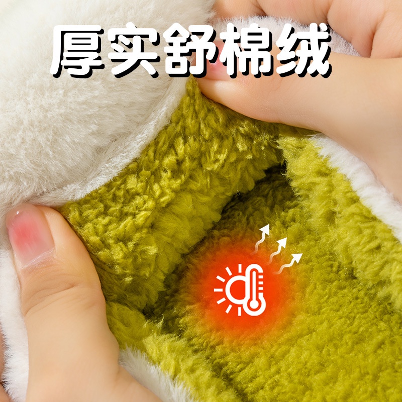 Dép Bông Đi Trong Nhà Hình Cún Con Dễ Thương Cho Cặp Đôi