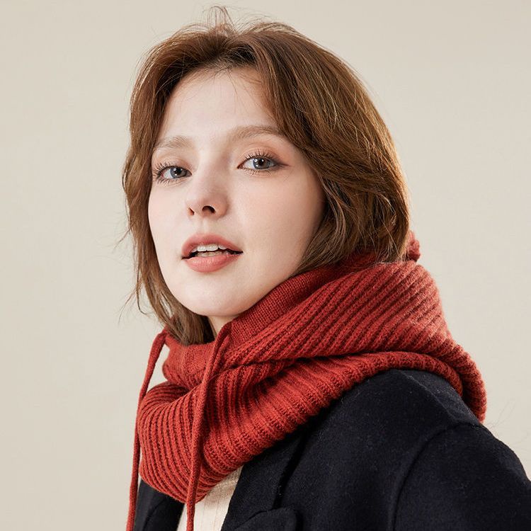 Mũ Len Dây Rút Thời Trang Thu Đông Dành Cho Nam Nữ