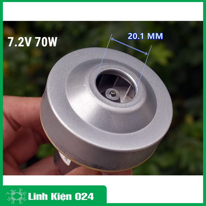Động cơ máy hút bụi công suất cao 70W/120W cánh quạt hợp kim nhôm siêu khỏe