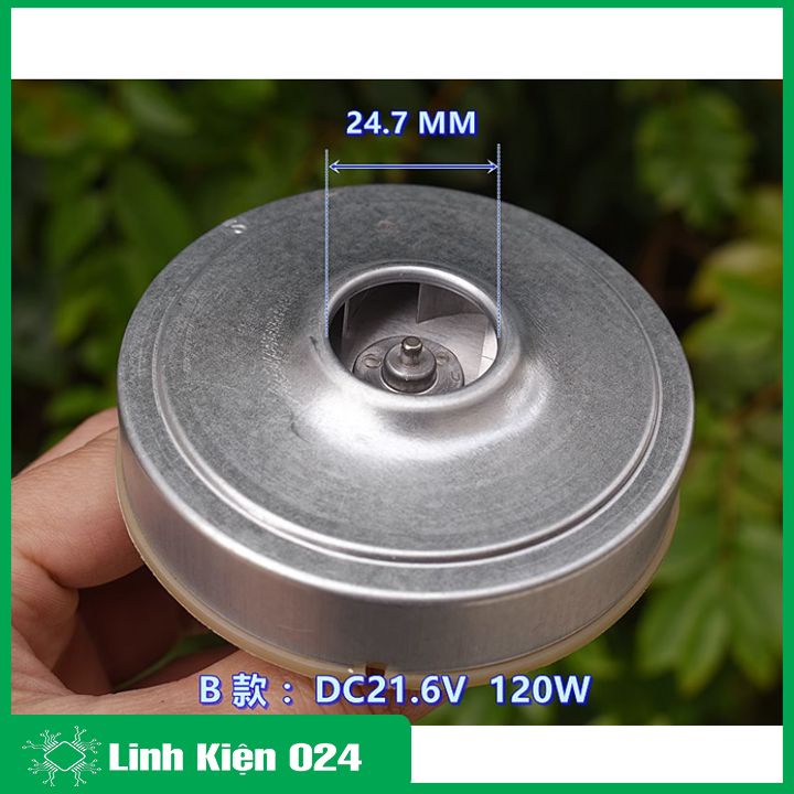 Động cơ máy hút bụi công suất cao 70W/120W cánh quạt hợp kim nhôm siêu khỏe
