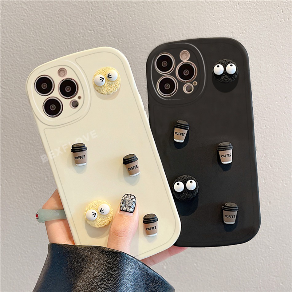 Ốp Điện Thoại Silicon Mềm Hình Mặt Cười 3d Cho iphone 11 14 13 12 pro max + mini 6 s 7 8 + se 2020 11pro x xr xs max 14 +