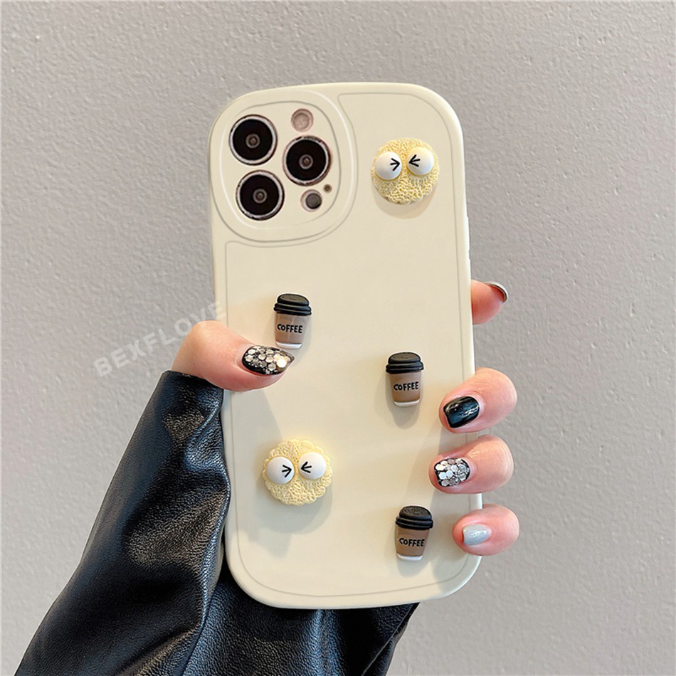 Ốp Điện Thoại Silicon Mềm Hình Mặt Cười 3d Cho iphone 11 14 13 12 pro max + mini 6 s 7 8 + se 2020 11pro x xr xs max 14 +