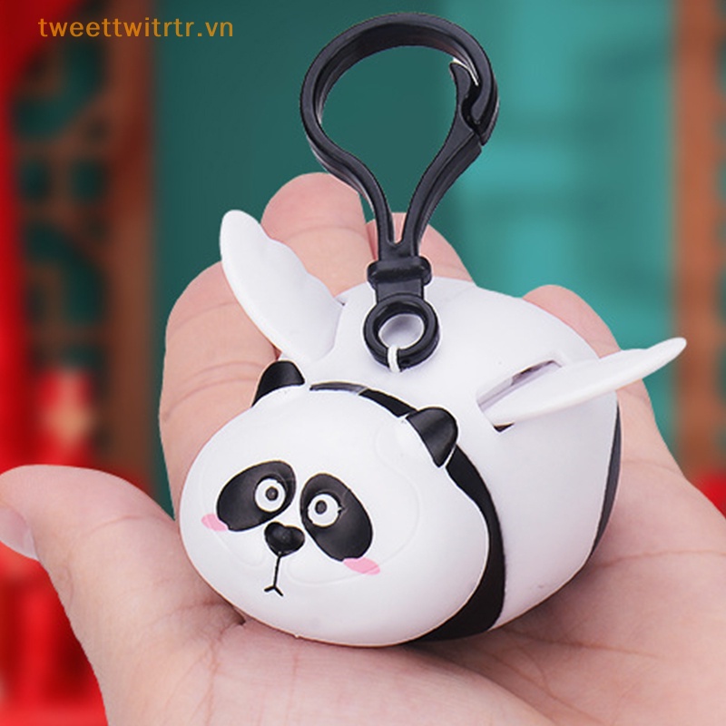 Tri Móc Khóa Hình Gấu Trúc / Hổ / Cánh Bay Dễ Thương Làm Quà Tặng Năm Mới vn