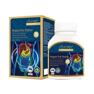 Thải độc mỡ nội tạng vitatree organ fat detox thanh lọc cơ thể hộp 60 viên Healthy Care Extate Official Mall