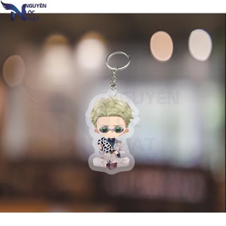 Mô hình standee - móc khoá JUJUTSU KAISEN ver ngầu anime Chú Thuật Hồi Chiến chibi mica trưng bày