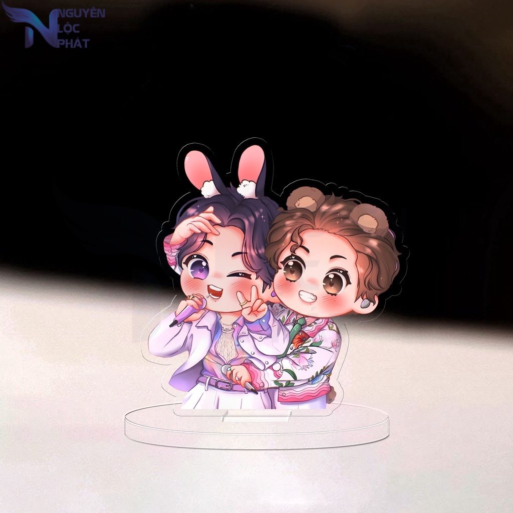 Mô hình nhân vật Standee Kook - Tae - Kpop - BTS Arttis - 3cm/5cm/10cm