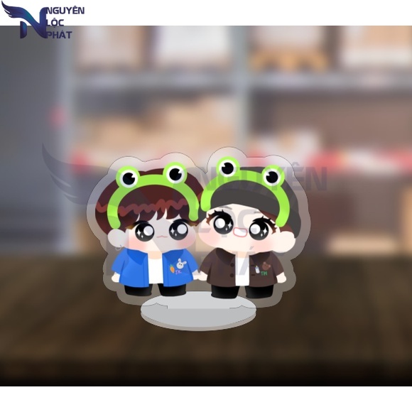 Mô hình Standee Kook - Tea - Kpop - BTS Arttis Chibi 2cm/5cm/10cm