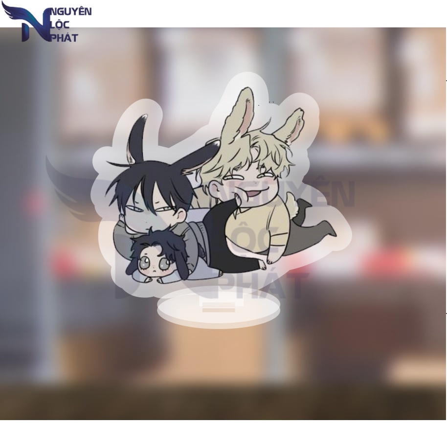 Mô hình standee Boy love OTP chibi ngoại truyện cute dễ thương 5cm/10cm