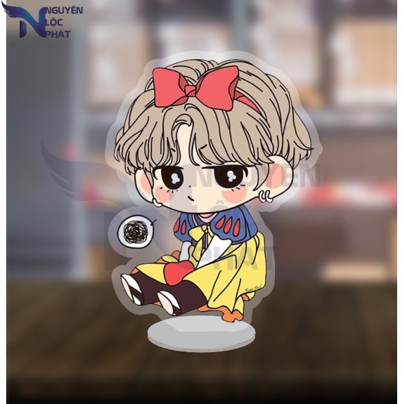 Mô Hình Standee nhân vật Kpop BTS Chibi dễ thương