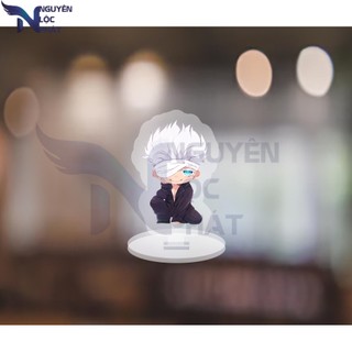 Mô hình standee - móc khoá JUJUTSU KAISEN ver ngầu anime Chú Thuật Hồi Chiến chibi mica trưng bày