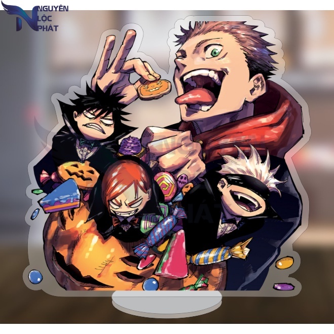 Mô hình standee anime truyện tranh JUJUTSU KAISEN GOJO 5cm/10cm/15cm