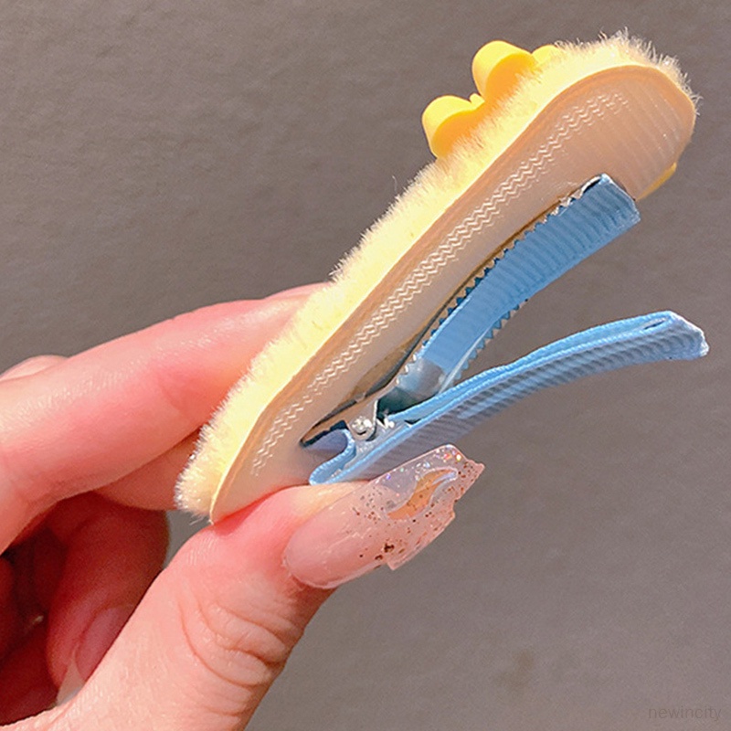 Kẹp Tóc Lông Nhung Dễ Thương Xinh Xắn Cho Bé Gái