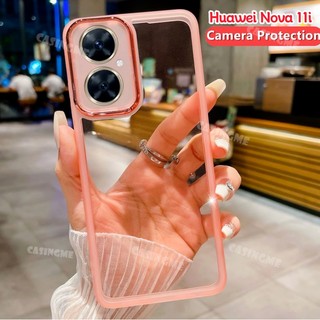 Ôp Điện Thoại Silicon Dẻo Tráng Gương Trong Suốt Chống Sốc Cho huawei nova 11i 2023 huawei nova 11i 9 se 9se y90 y70 nova11i 4g Ốp