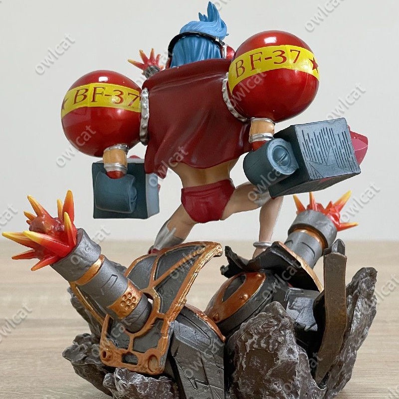 Mô Hình Nhân Vật One Piece Franky  13cm GK Version Straw Hat Pirates Cyborg Iron Man Frankie Battle PVC Figure Packed in Box Model Luffy