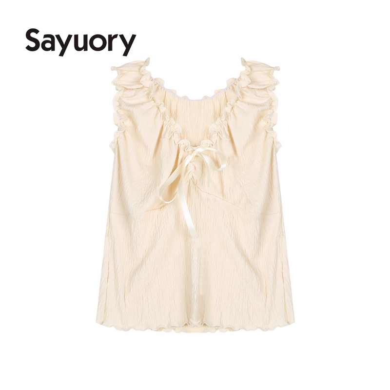 Áo Khoác Sát Nách Phối Nơ Bên Trong Thời Trang 2023 Cho Nữ