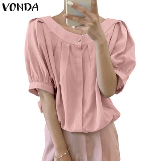 Áo kiểu tay phồng ngắn cổ thuyền xếp ly thời trang hàn quốc xinh xắn cho nữ