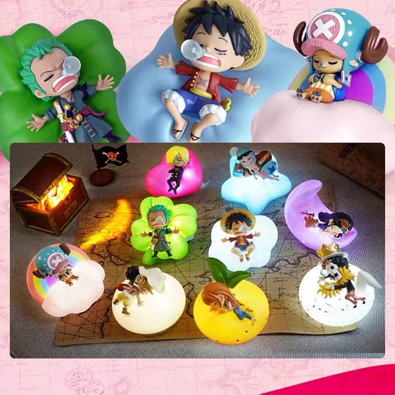 ❤Genuine❤One Piece Sweet Dream Night Light Series bilnd box.Đồ chơi hợp thời trang.Quà.BÚP BÊ.mô hình nhân vật