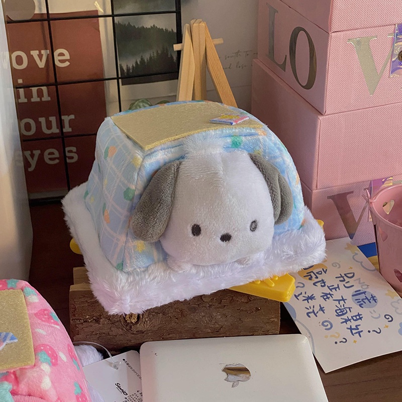 Sanrio Búp Bê Nhồi Bông Hình kuromi my melody cinnamoroll hellokitty Sáng Tạo Trang Trí Bàn Làm Việc