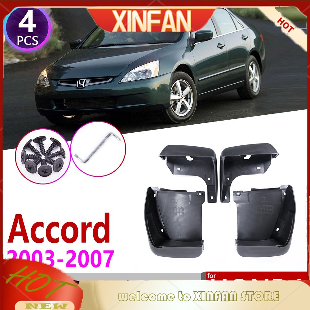 FENDER Set 4 Tấm Chắn Bùn Chuyên Dụng Cho honda accord sedan 2003~2007