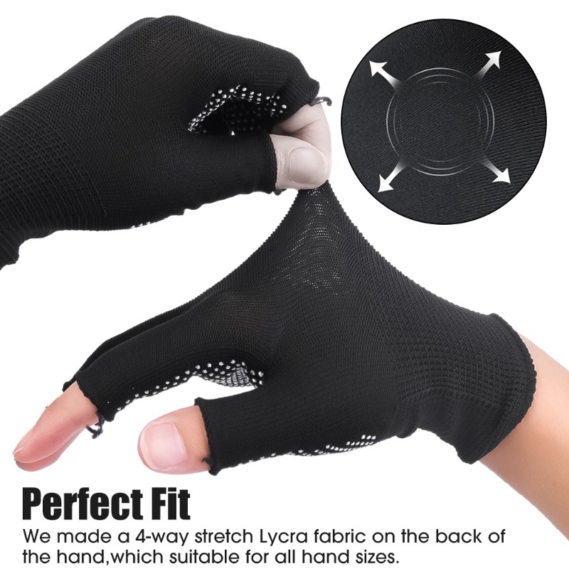 1 Đôi Găng Tay 3 Ngón Chống Trượt Thoáng Khí Thể Thao