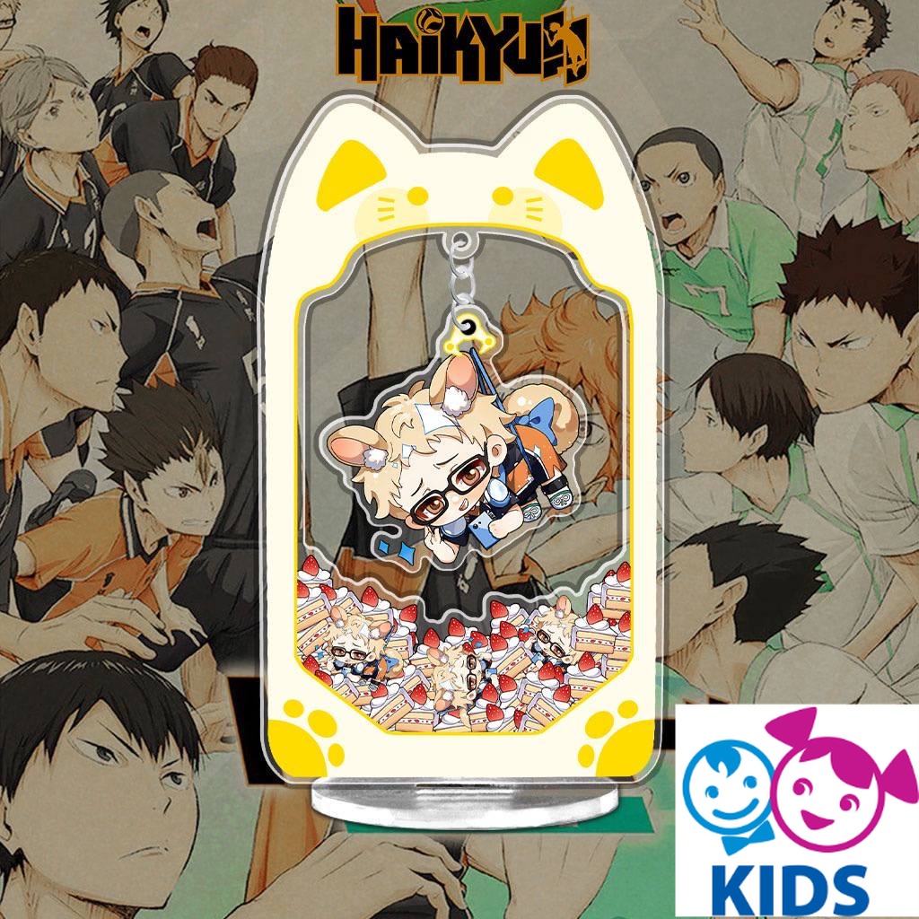 Mô hình gắp thú bông Haikyuu standee  các nhân vật Tobio Tetsuro Keiji Kenma kèm theo móc khóa 15cm NLSHOP