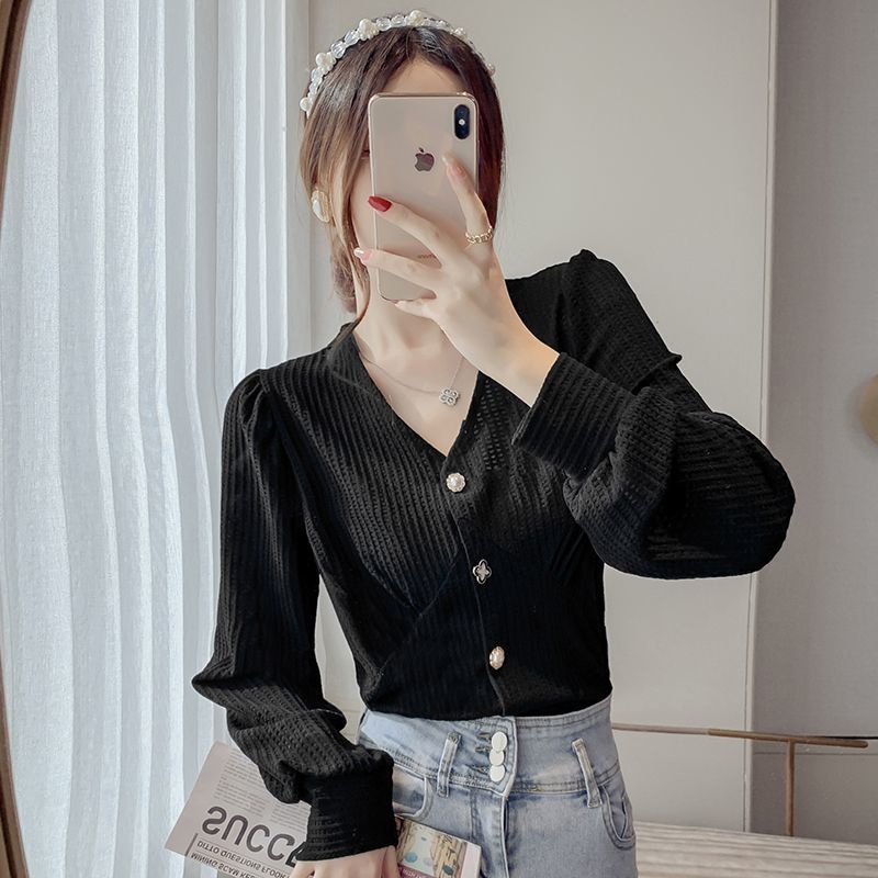 Áo Sơ Mi chiffon Tay Dài Thời Trang Xuân Thu 2023 Phong Cách Mới Cho Nữ