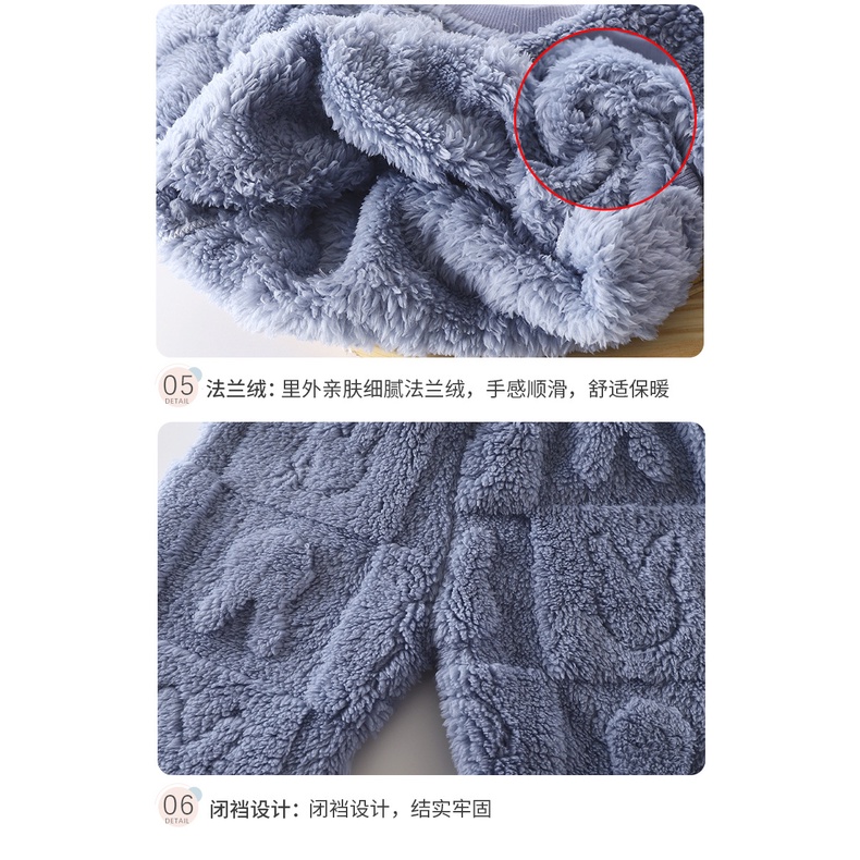 Áo Nỉ Dài Tay Hai Mặt Giữ Ấm Thời Trang Thu Đông Cho Bé 80-150cm