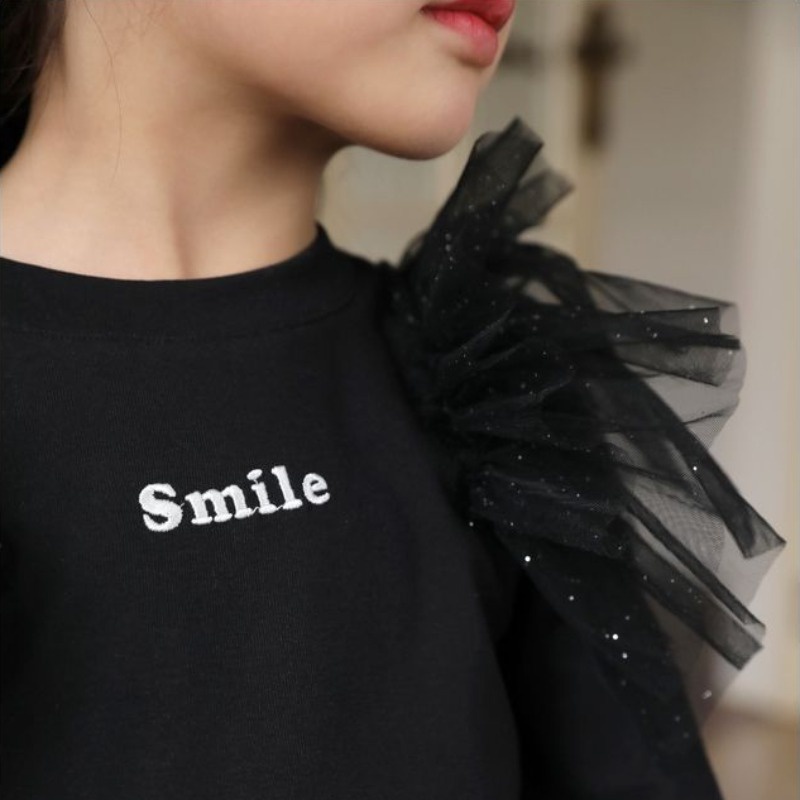 Áo Thun cotton Tay Dài Dáng Ôm Thời Trang Mùa Xuân Xinh Xắn Cho Bé Gái