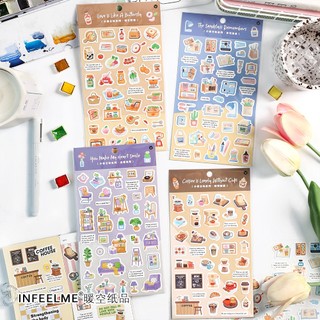 Stickers - Tờ Nhãn Dán Make Your Heart Smile Trang Trí Bullet Journals