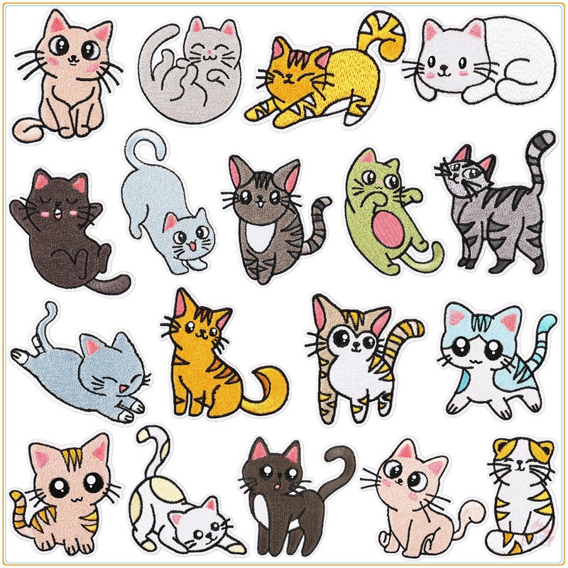♥ Mèo Giải Trí - Miếng Dán Ủi Hình Động Vật Đáng Yêu ♥ 1 Miếng Dán Ủi Lên Quần Áo Hình Huy Hiệu
