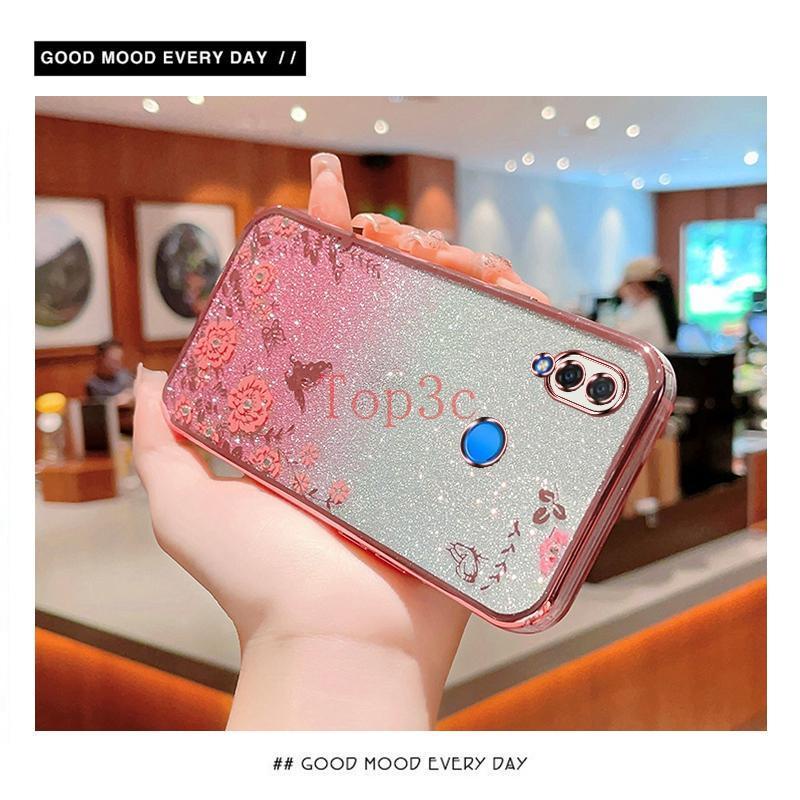 Ốp Lưng huawei nova 3i Ốp Điện Thoại Hình Hoa Và Bướm Xinh Xắn Cho huawei nova 3i HYB