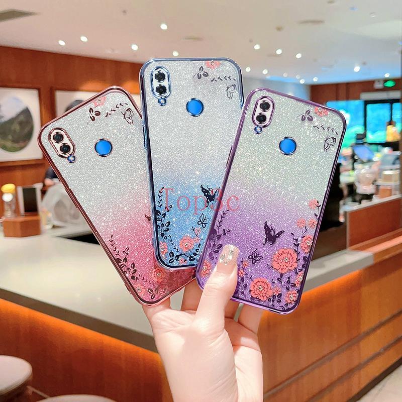 Ốp Lưng huawei nova 3i Ốp Điện Thoại Hình Hoa Và Bướm Xinh Xắn Cho huawei nova 3i HYB