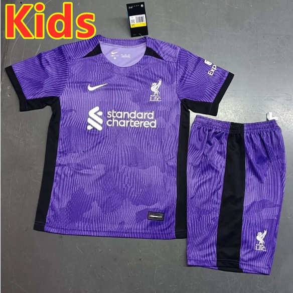 Áo Bóng Đá Trẻ Em Màu Tím Thứ Ba Của liverpool 2023