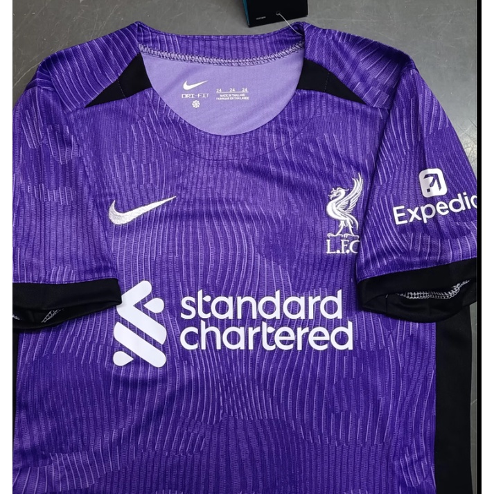 Áo Bóng Đá Trẻ Em Màu Tím Thứ Ba Của liverpool 2023