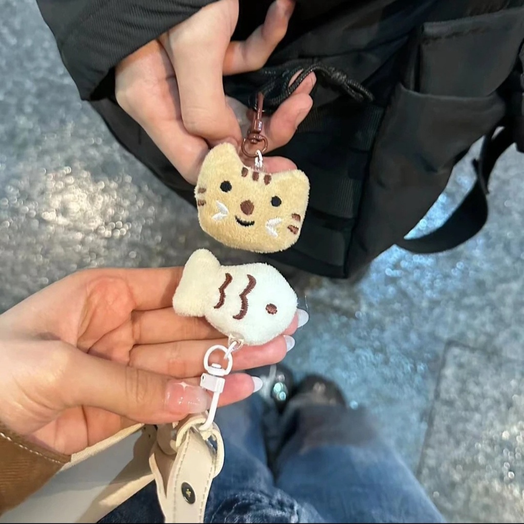 Móc Khóa Hình Cá Nhồi Bông Đáng Yêu