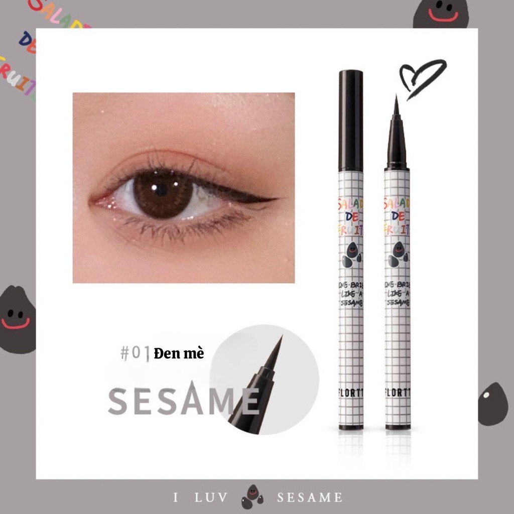Bút kẻ mắt eyeliner FLORTTE không lem, lâu trôi