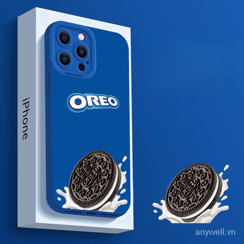 Oreo Ốp Điện Thoại Mềm Màu Trơn Bảo Vệ Toàn Diện Cho iphone 14 pro max / 14 plus / 13 pro max / 13 pro / 13 mini / 12 pro max