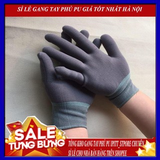 12 đôi gang tay bảo hộ sợi mút, bao tay bảo hộ vải