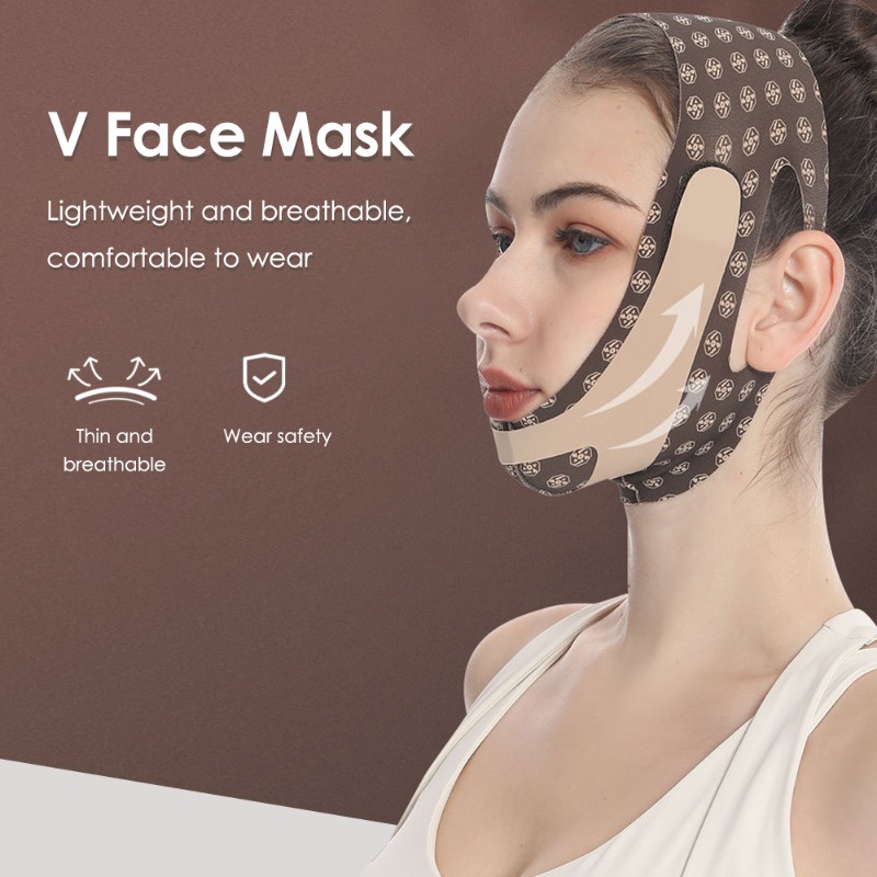 Đai Đeo Nâng Cơ Mặt Tạo Cằm Chữ v Thon Gọn Thoáng Khí