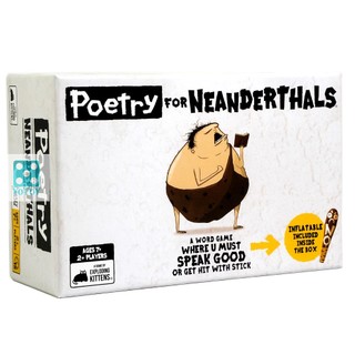 Trò chơi thẻ bài Poetry for Neanderthals, boardgame chơi chữ đoán từ kinh điển, vui nhộn