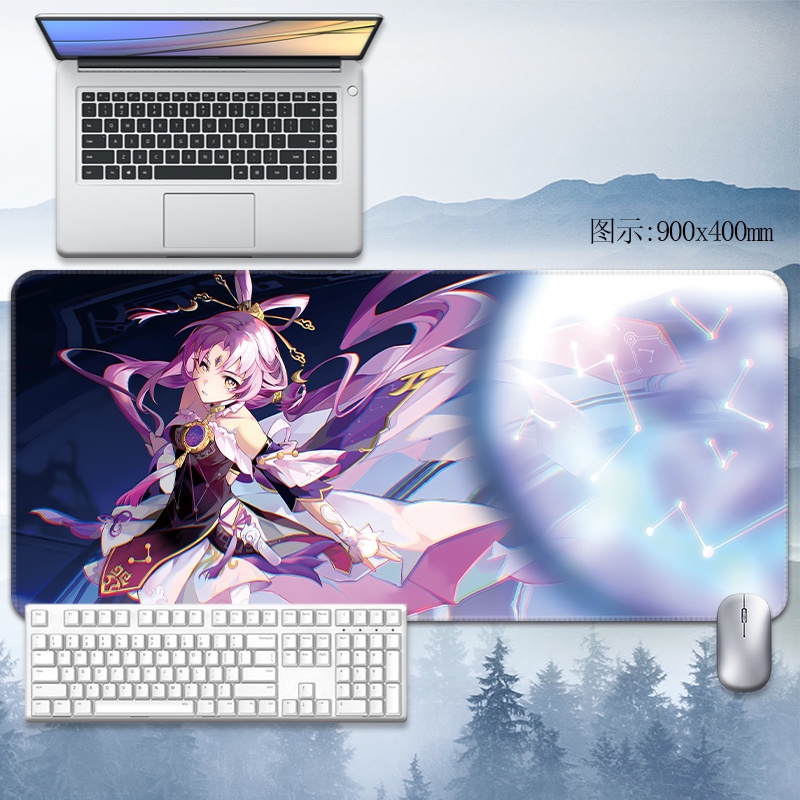 Fu Xuan Mouse pad Honkai: Star Rail computer keyboard pad anime ACGN Qingque animation game rubber cushion