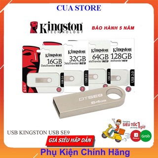 Usb kingston se9 64gb/32gb/16gb/8gb/4gb/2gb - usb 2.0, chống nước, bảo hành 5 năm lỗi 1 đổi 1